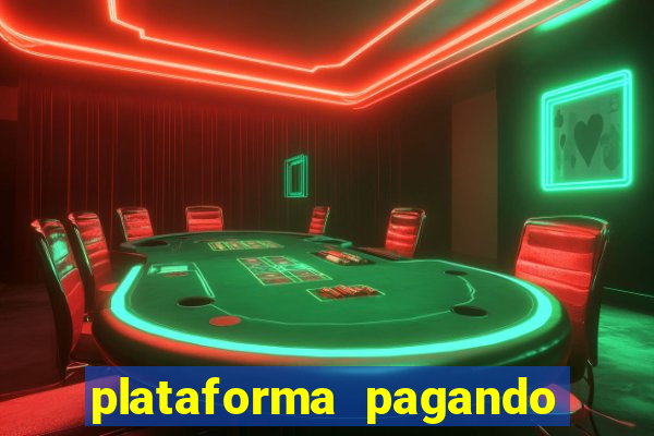 plataforma pagando bonus no cadastro